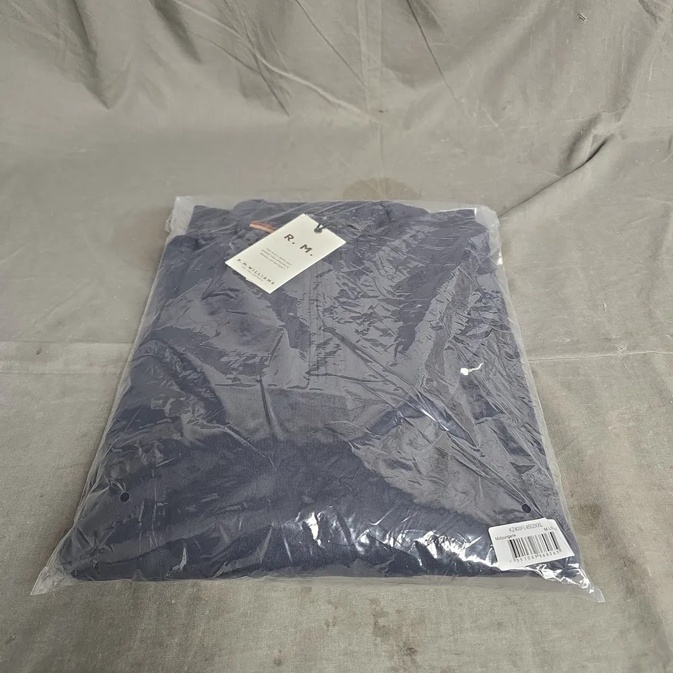 BAGGED RM WILLIAMS MENS MULYUNGARIE FLEECE IN NAVY SIZE XXL