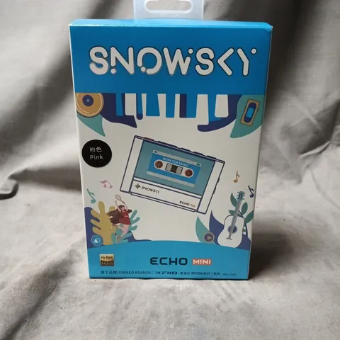 BOXED SNOWSKY ECHO MINI PORTABLE HIGH-RESOLUTION MUSIC PLAYER - PINK