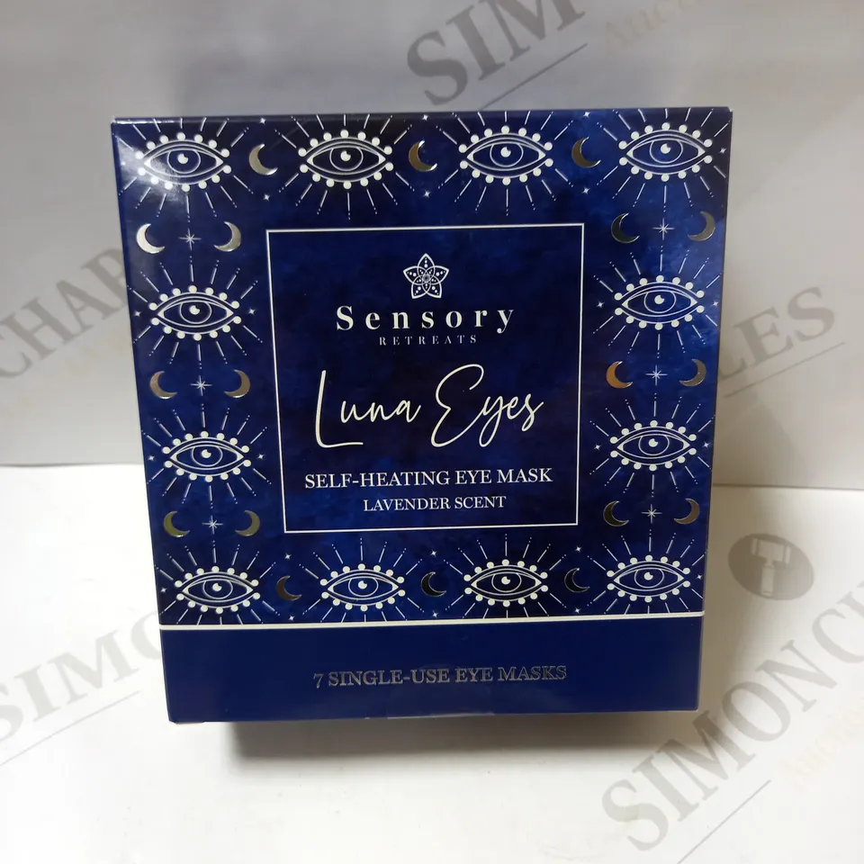 SENSORY RETREATS LUNA EYES SELF-HEATING EYE MASK LAVENDER SCENT