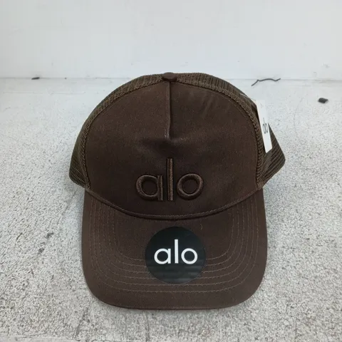ALO BROWN TRUCKER CAP