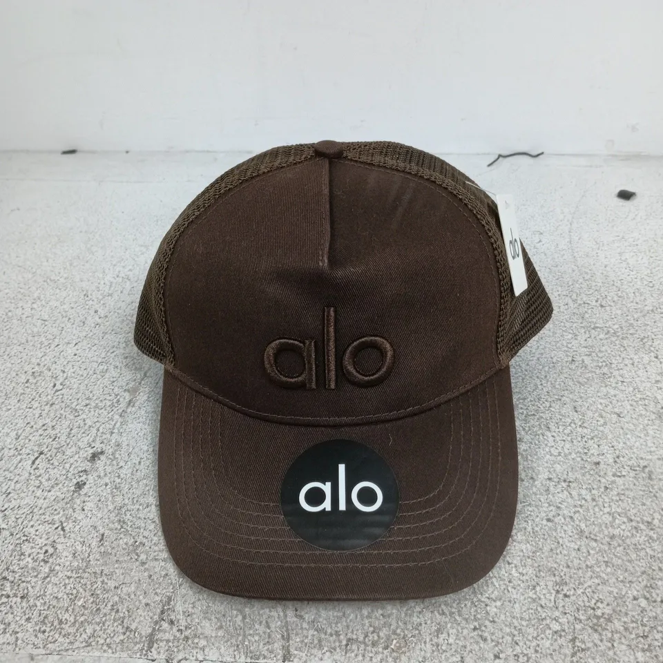 ALO BROWN TRUCKER CAP
