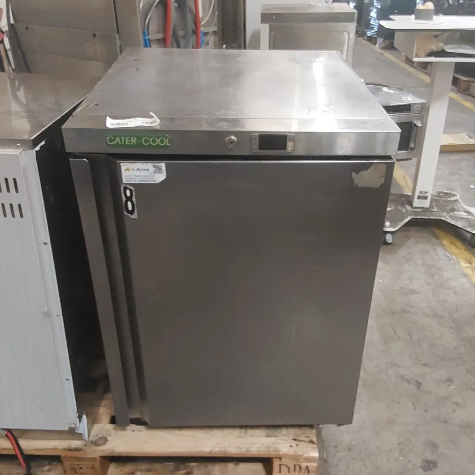 CATER-COOL CK200RSS 170 LITRE UNDER COUNTER FRIDGE - STAINLESS