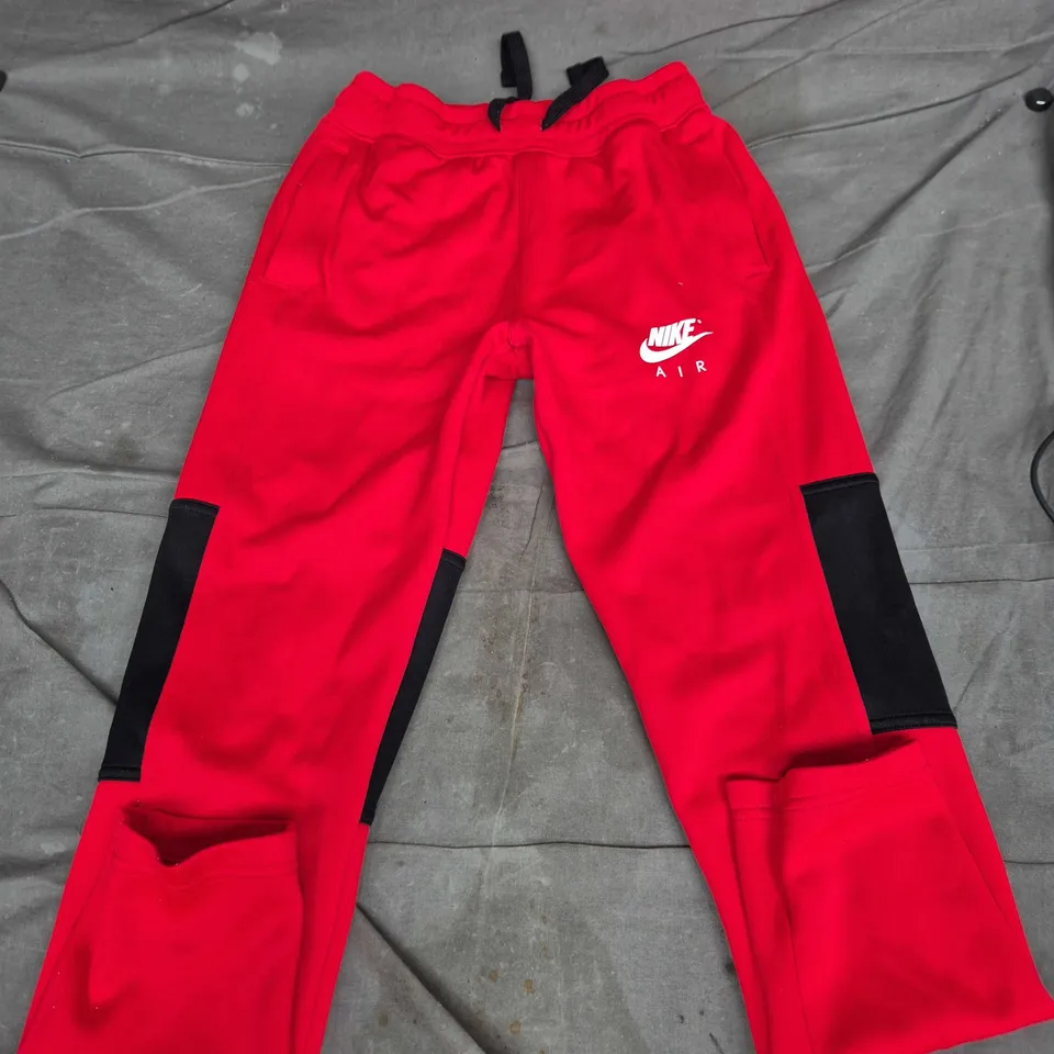 Nike Kids' Red Track Pants with Nike Air Logo – Size 147–158 cm 