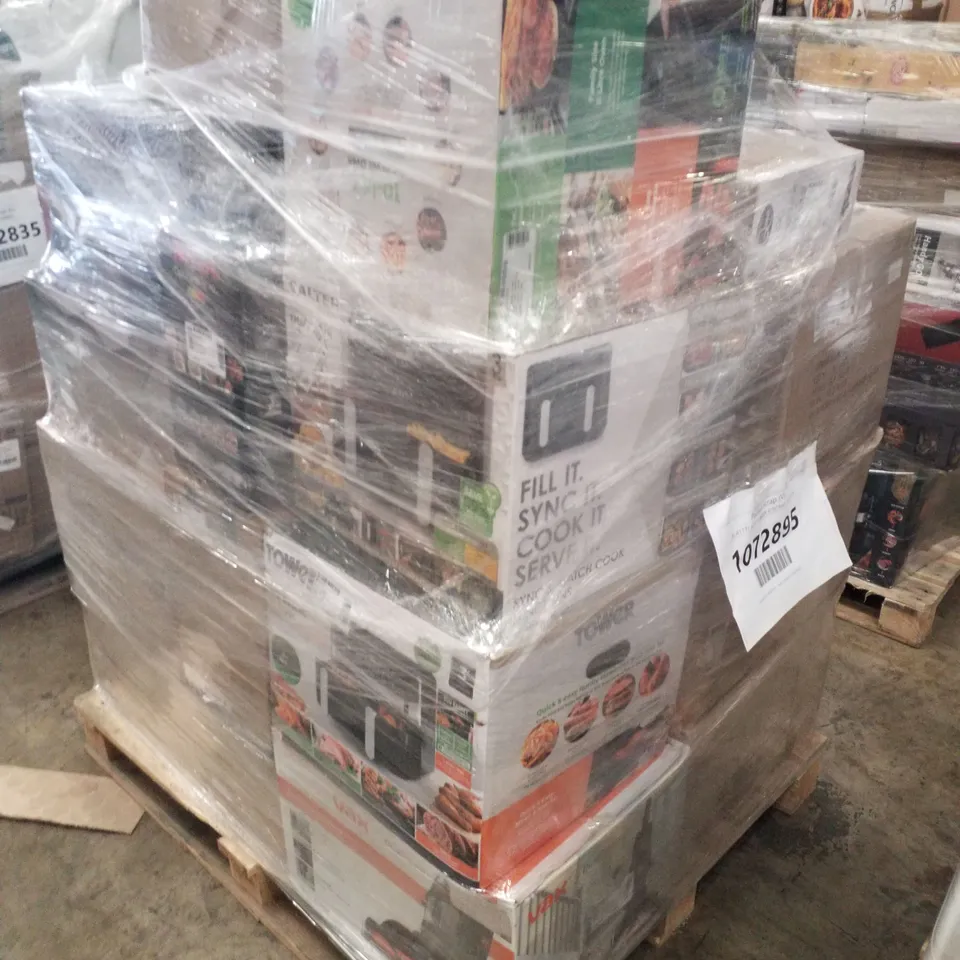 PALLET OF APPROXIMATELY 25 UNPROCESSED RAW RETURN HOUSEHOLD AND ELECTRICAL GOODS TO INCLUDE;