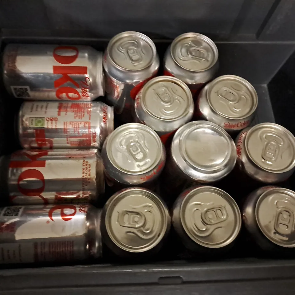 LOT OF 22 330ML CANS OF DIET COKE