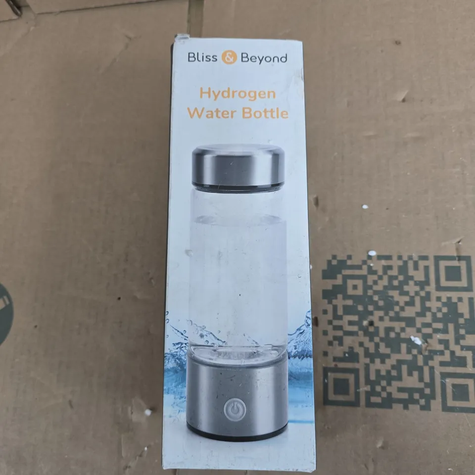 BLISS & BEYOND HYDROGEN WATER BOTTLE - USB RECHARGEABLE, BOXED