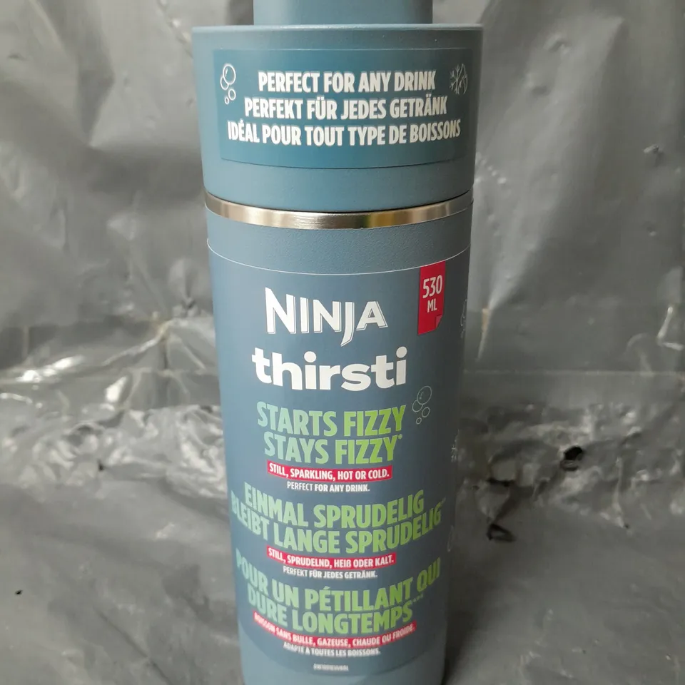 NINJA THIRSTI 530ml BOTTLE IN LIGHT BLUE