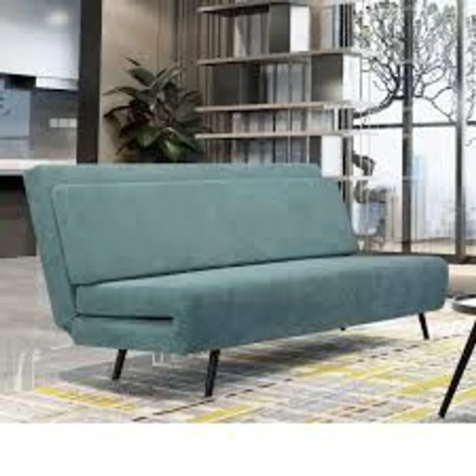 BOXED MALLORY SOFA BED PETROL LINEN