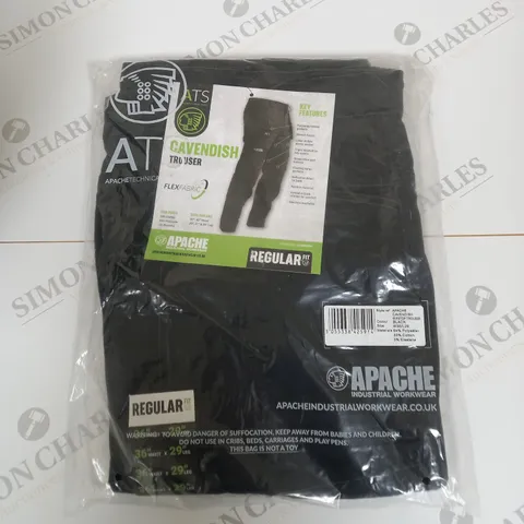 BAGGED APACHE CAVENDISH TROUSERS SIZE W36 L 29