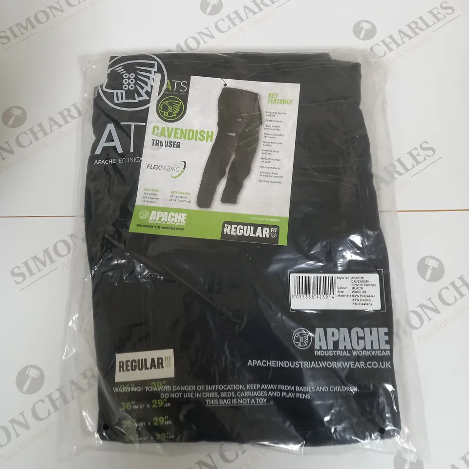 BAGGED APACHE CAVENDISH TROUSERS SIZE W36 L 29