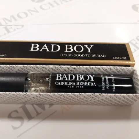 BOXED CAROLINA HERRERA BAD BOY IT'S SO GOOD TO BE BAD EAU DE TOILETTE 33ML