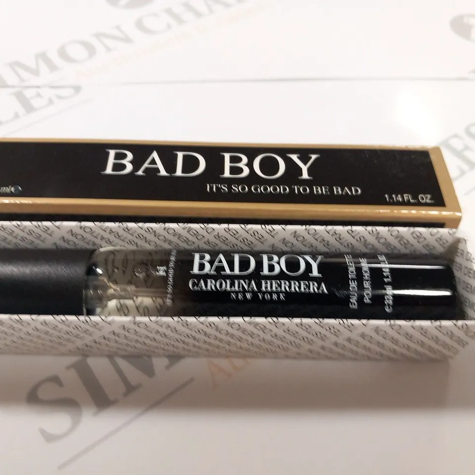 BOXED CAROLINA HERRERA BAD BOY IT'S SO GOOD TO BE BAD EAU DE TOILETTE 33ML