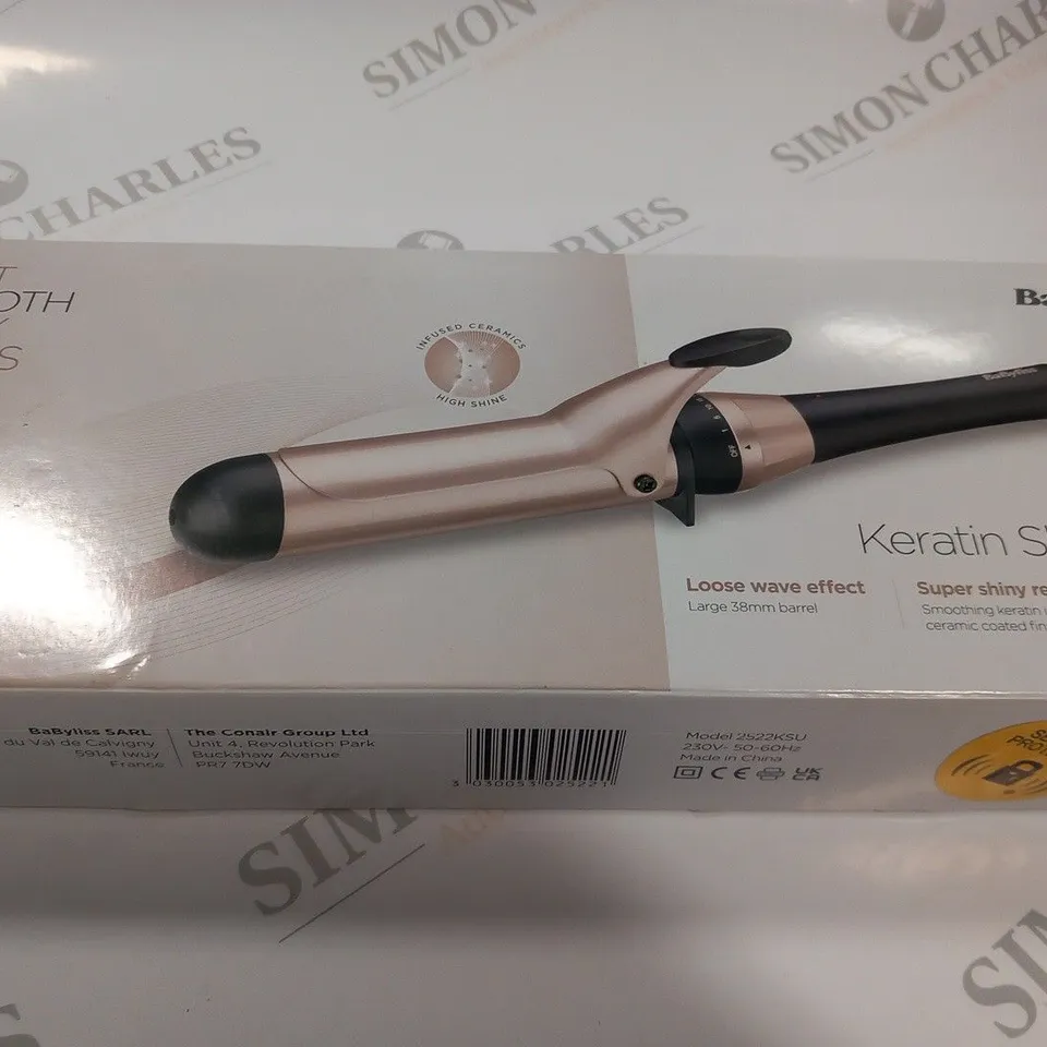 BOXED BABYLISS KERATIN SHINE WAVES HAIR STYLER