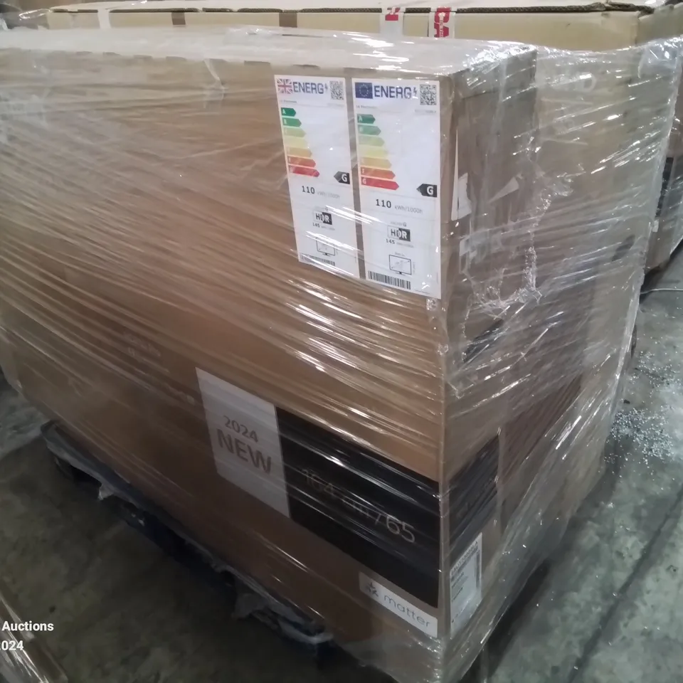 PALLET CONTAINING APPROXIMATELY 7 BOXED HD TELEVISION IN VARIOUS SIZES MAKES AND MODELS -UNTESTED-