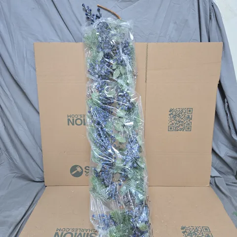 2 X GISELA GRAHAM BLUE BERRY FESTIVE DECORATION BOXED