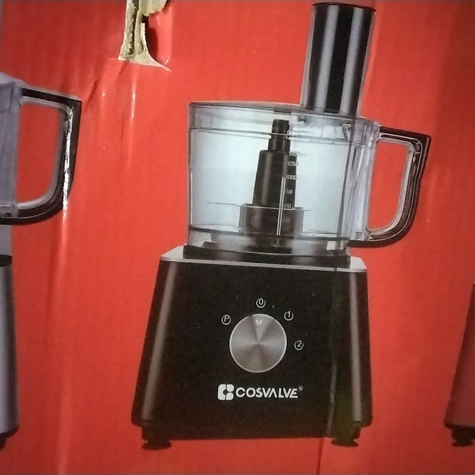 BOXED 2L ELECTRIC FOOD PROCESSOR BLACK
