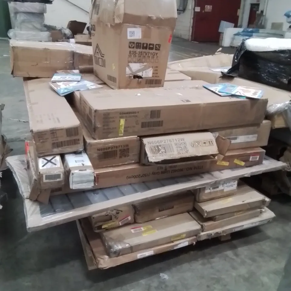 Pallet to include incomplete Furniture parts and peices 