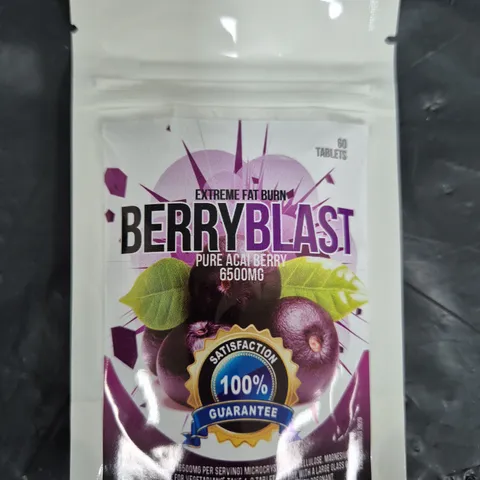 BOX OF APPROXIMATELY 65 PACKS OF CUTS-N-GAINS TABLETS - EXTREME FAT BURN BERRY BLAST (60 TABLETS PER PACK)