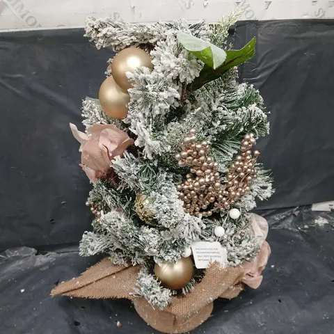 FROSTED ROSE TABLE TOP TREE