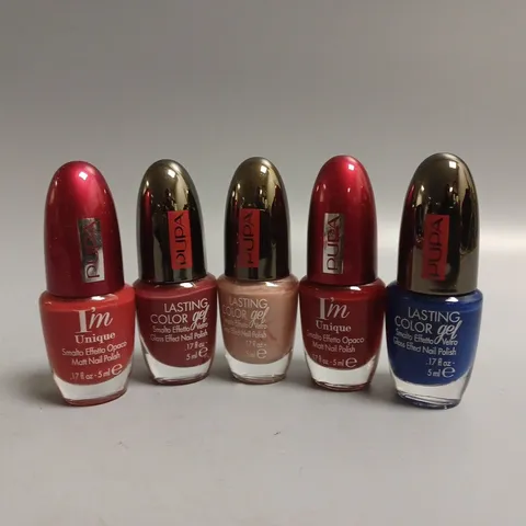 APPROXIMATELY 25 ASSORTED PUPA NAIL POLISH TO INCLUDE GLASS EFFECT NAIL POLISH AND MATT NAIL POLISH