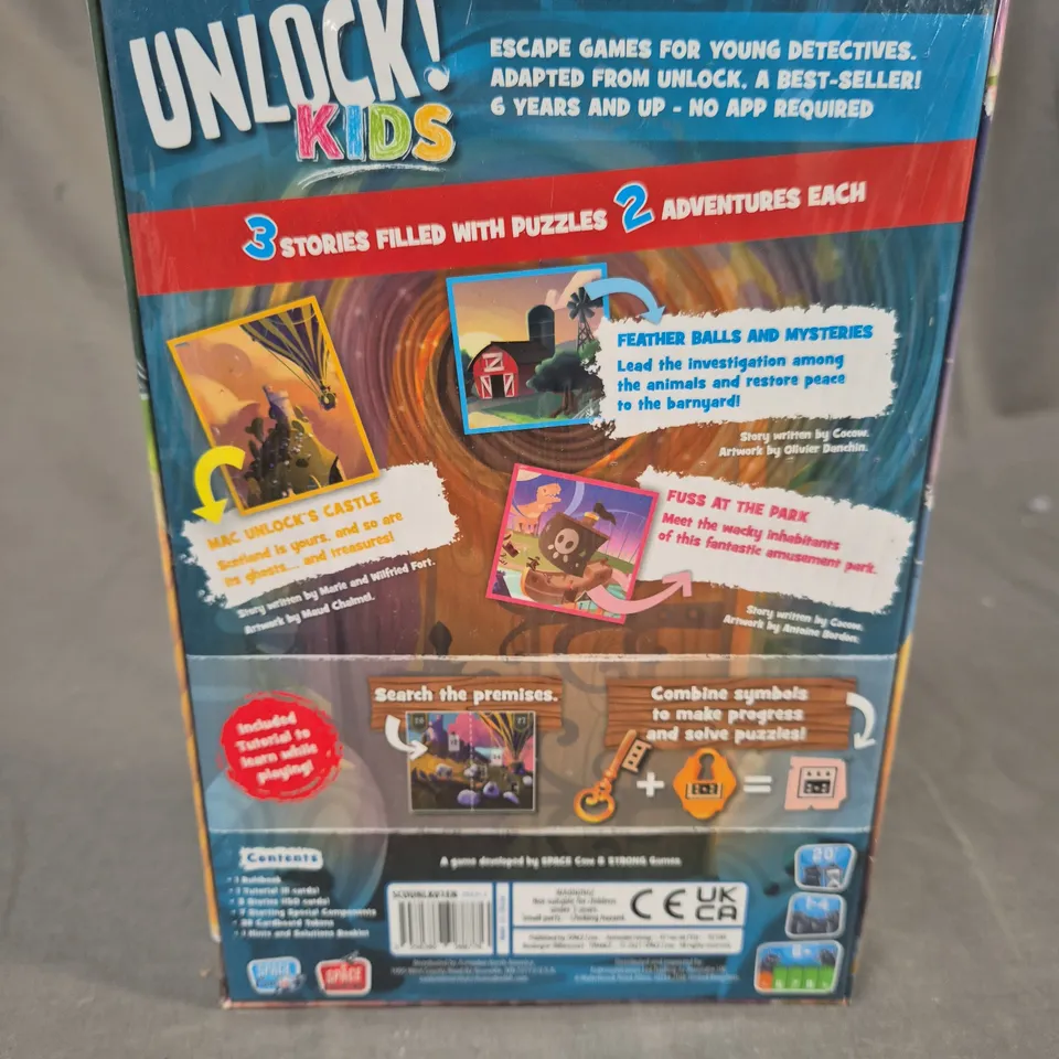 SEALED UNLOCK KIDS DETECTIVE STORIES GAME