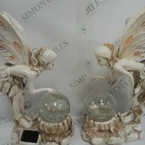 GARDEN REFLECTIONS SET OF 2 SOLAR FAIRIES