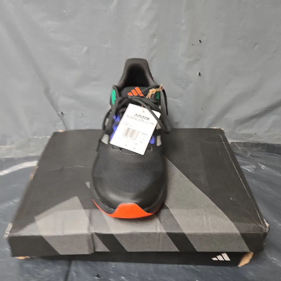 BOXED PAIR OF ADIDAS RUNFALCON 3.0 TRAINERS IN BACK MULTI - UK 11.5