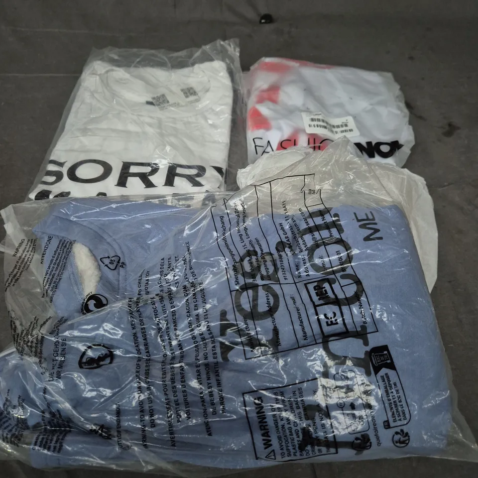 APPROXIMATELY 25 ASSORTED CLOTHING AND FASHION PRODUCTS IN VARIOUS STYLES AND SIZES - COLLECTION ONLY