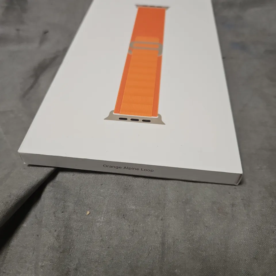 APPLE WATCH ULTRA ALPINE LOOP ORANGE BAND – 49MM / LARGE (BOXED)