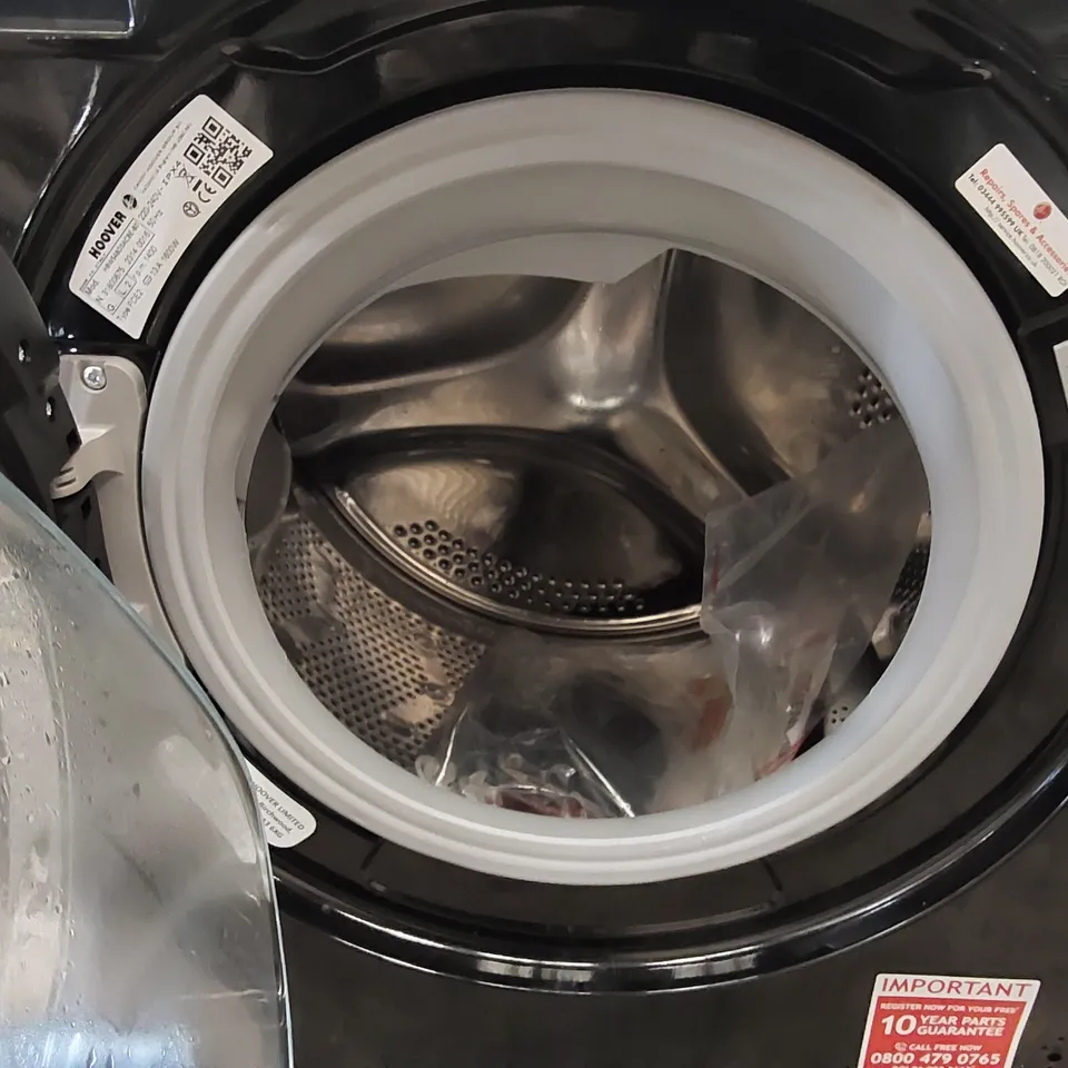 HOOVER 8KG 1400RPM INTERGRATED WASHING MACHINE BLACK [ENERGY CLASS C]