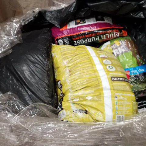 PALLET CONTAINING LARGE QUANTITY OF ASSORTED COMPOST