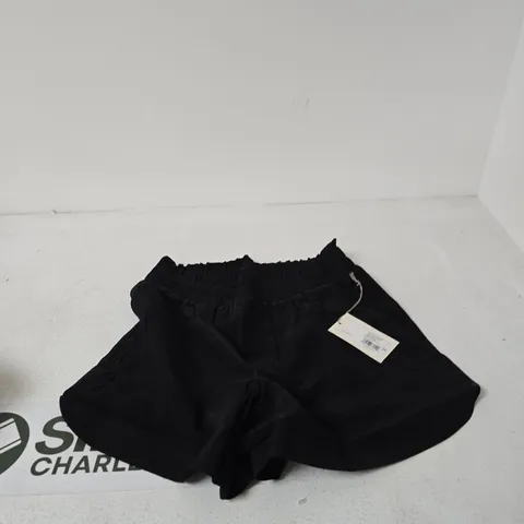BOX OF APPROXIMATELY 9 X A NEW DAY BLACK SHORTS - SIZE S