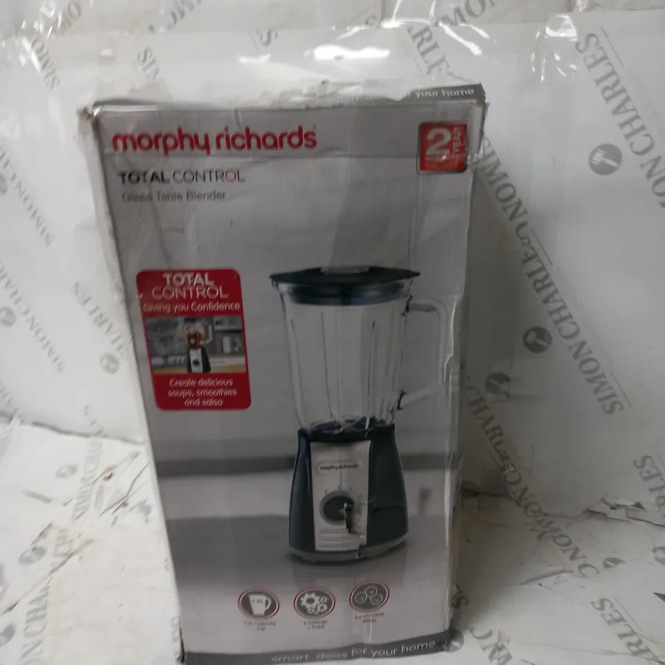 BOXED MORPHY RICHARDS GLASS BLENDER 