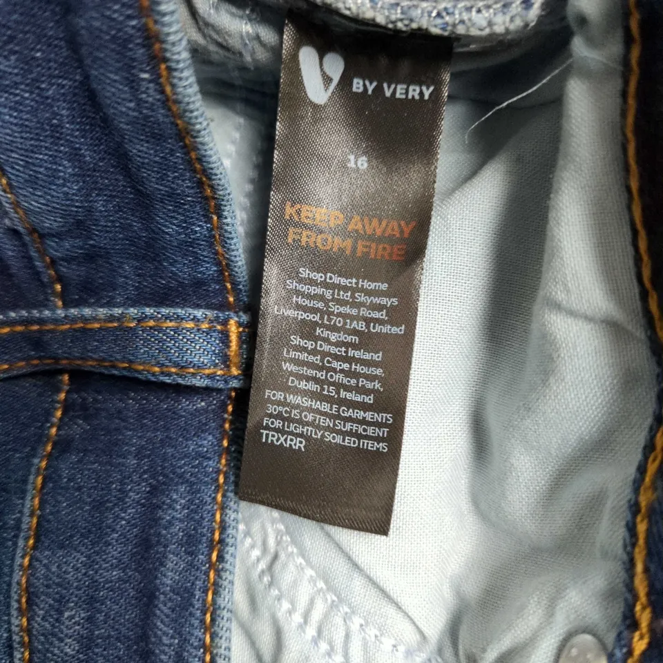 VERY BY VERY DENIM JEANS, WOMEN'S, UK SIZE 16