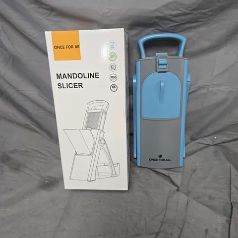 MANDOLINE SLICER – ONCE FOR ALL, BLUE