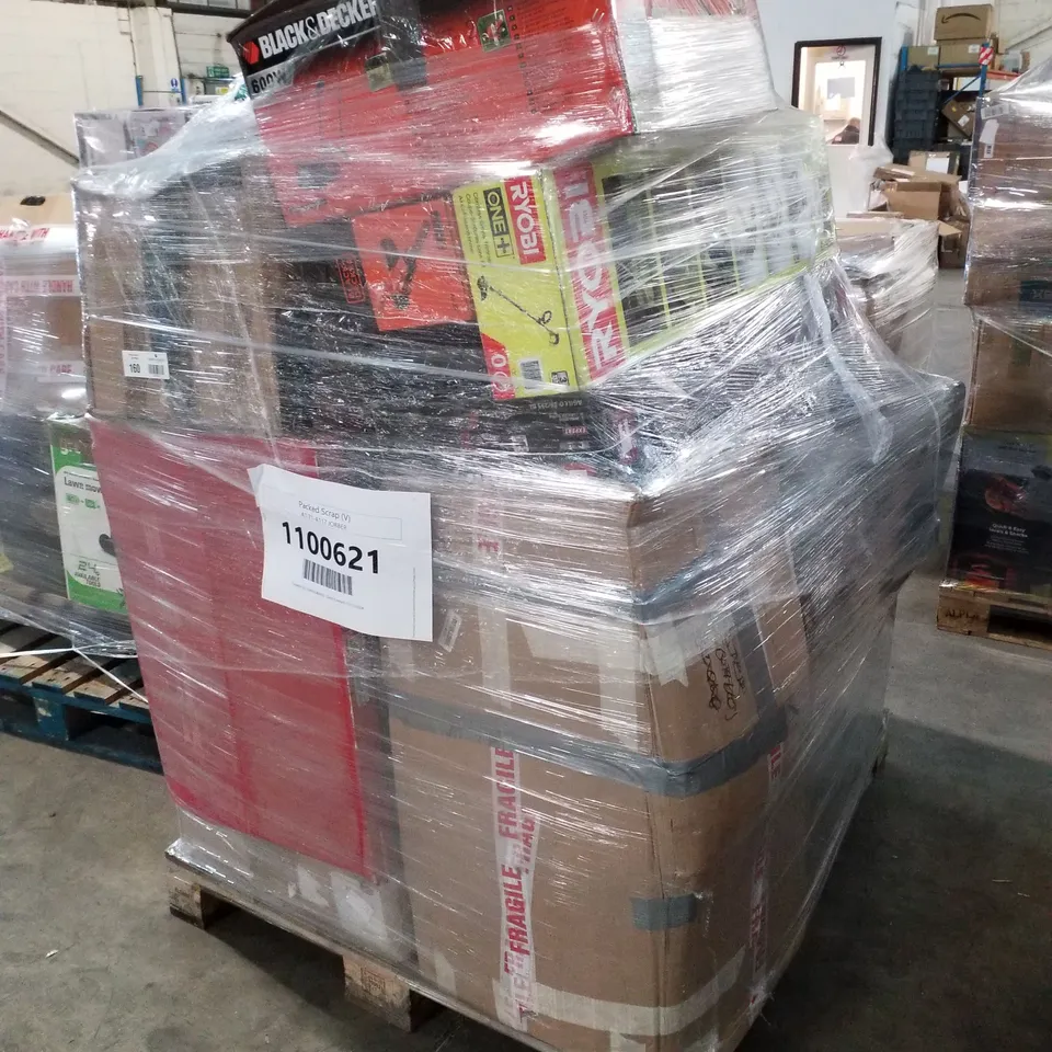 PALLET OF APPROXIMATELY 22 UNPROCESSED RAW RETURN HOUSEHOLD AND ELECTRICAL GOODS TO INCLUDE;