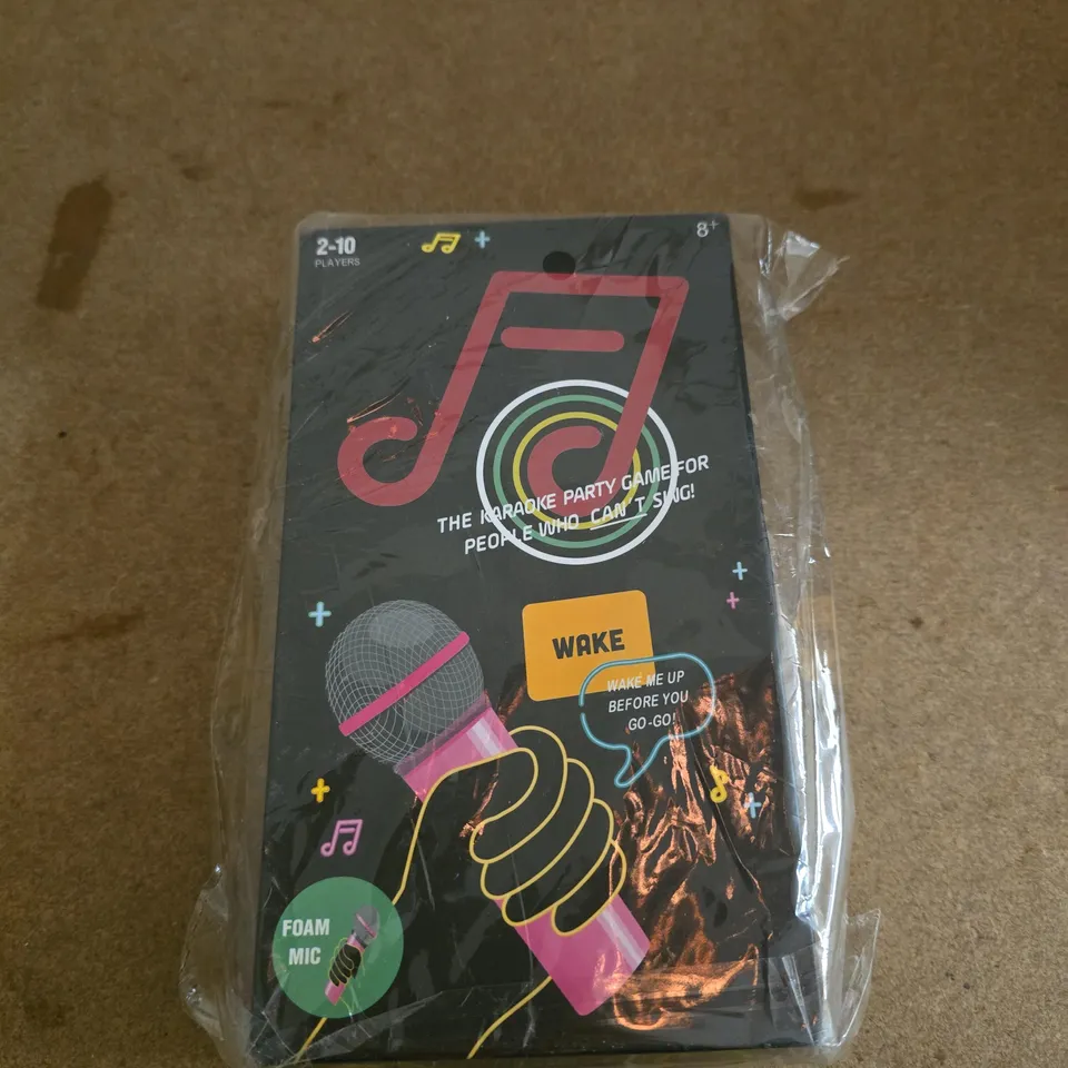 KARAOKE PARTY GAME FOR 2–10 PLAYERS – BOXED WITH FOAM MICROPHONE