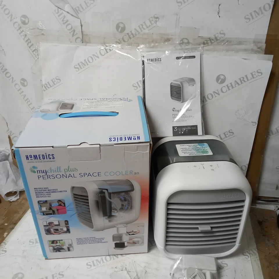 BOXED HOMEDICS PERSONAL SPACE COOLER 2.0