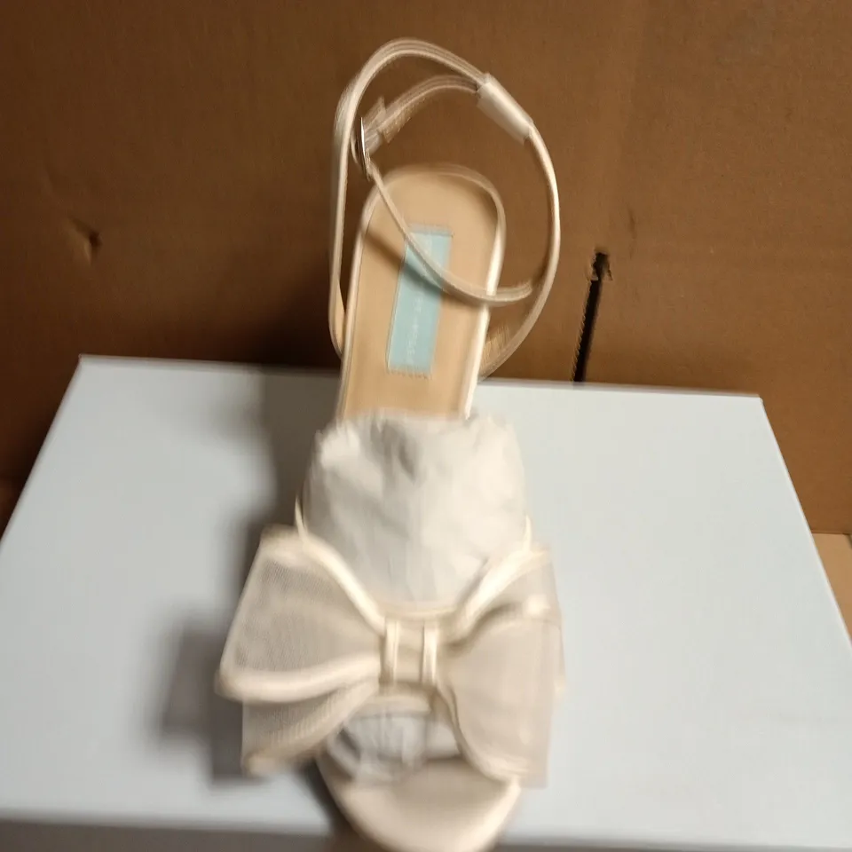 BOXED PAIR OF CHARLOTTE MILLS ANKLE STRAP SHOES - UK SIZE 5
