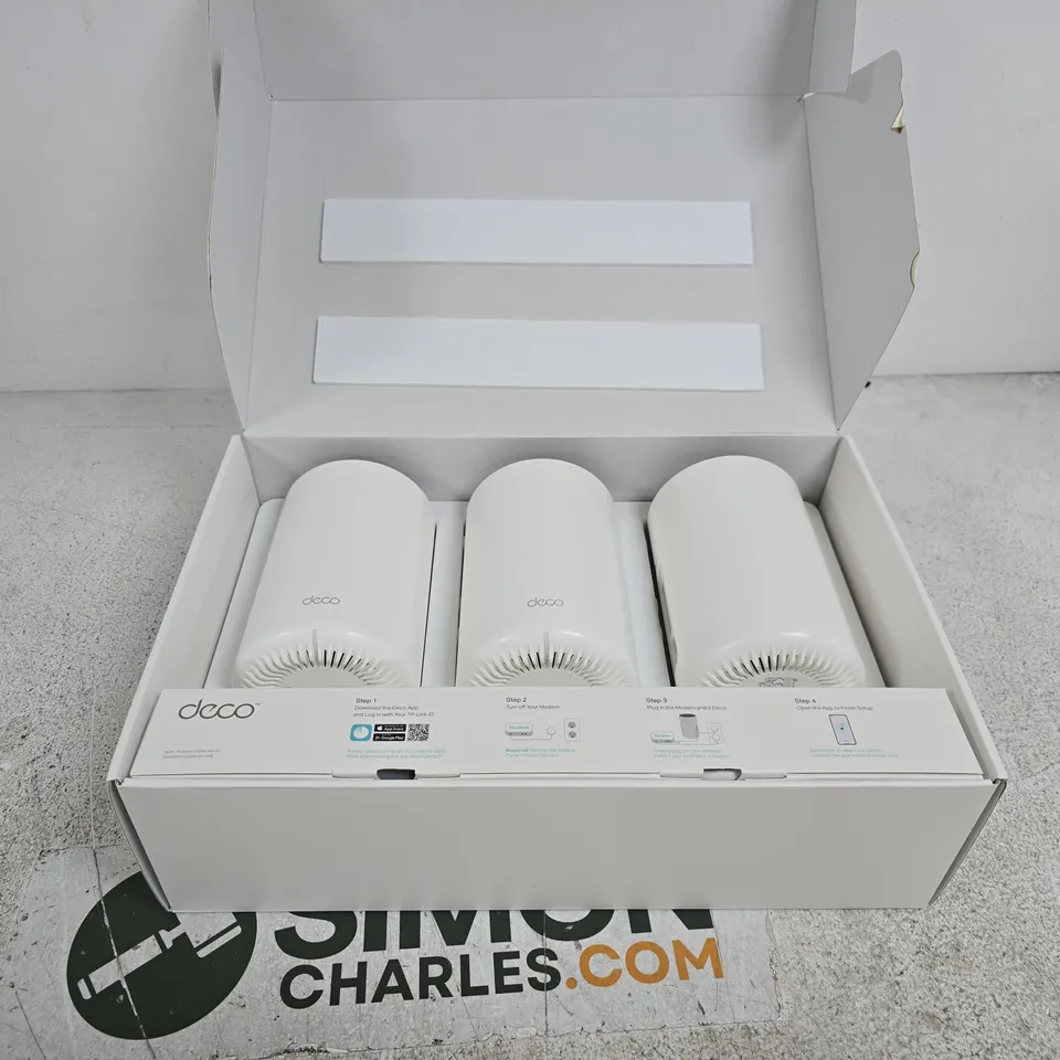 DECO WHOLE HOME POWERLINE MESH WIFI 6 SYSTEM
