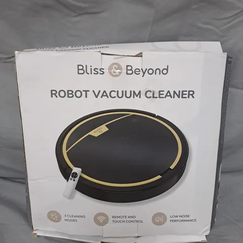 BLISS & BEYOND ROBOT VACUUM CLEANER RS300 - REMOTE, MOP PAD & MANUAL INCLUDED