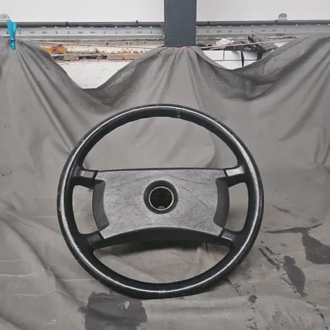BLACK CAR STEERING WHEEL 