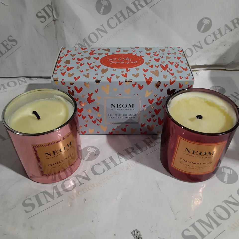 BOXED NEOM SCENTS OF CHRISTMAS CANDLE DUO