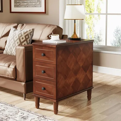 BOXED CEBOLLERO SIDE TABLE WITH STORAGE (1 BOX)