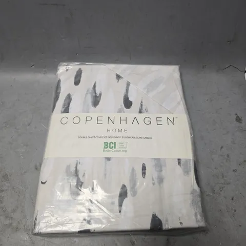 COPENHAGEN HOME DOUBLE DUVET COVER SET 200CM X 200CM