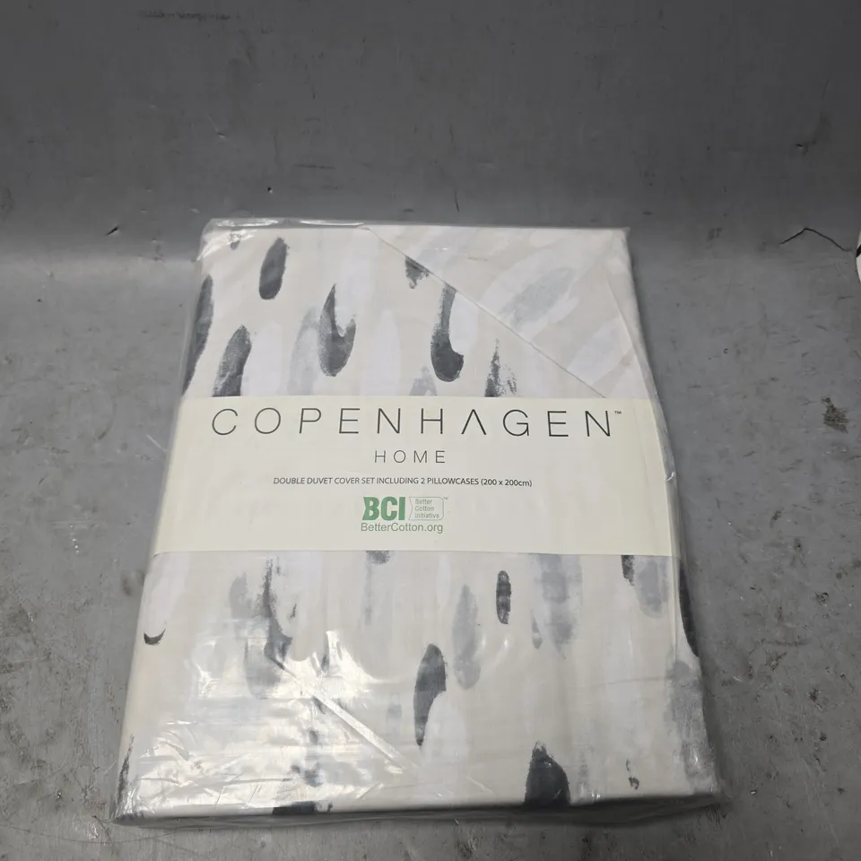 COPENHAGEN HOME DOUBLE DUVET COVER SET 200CM X 200CM