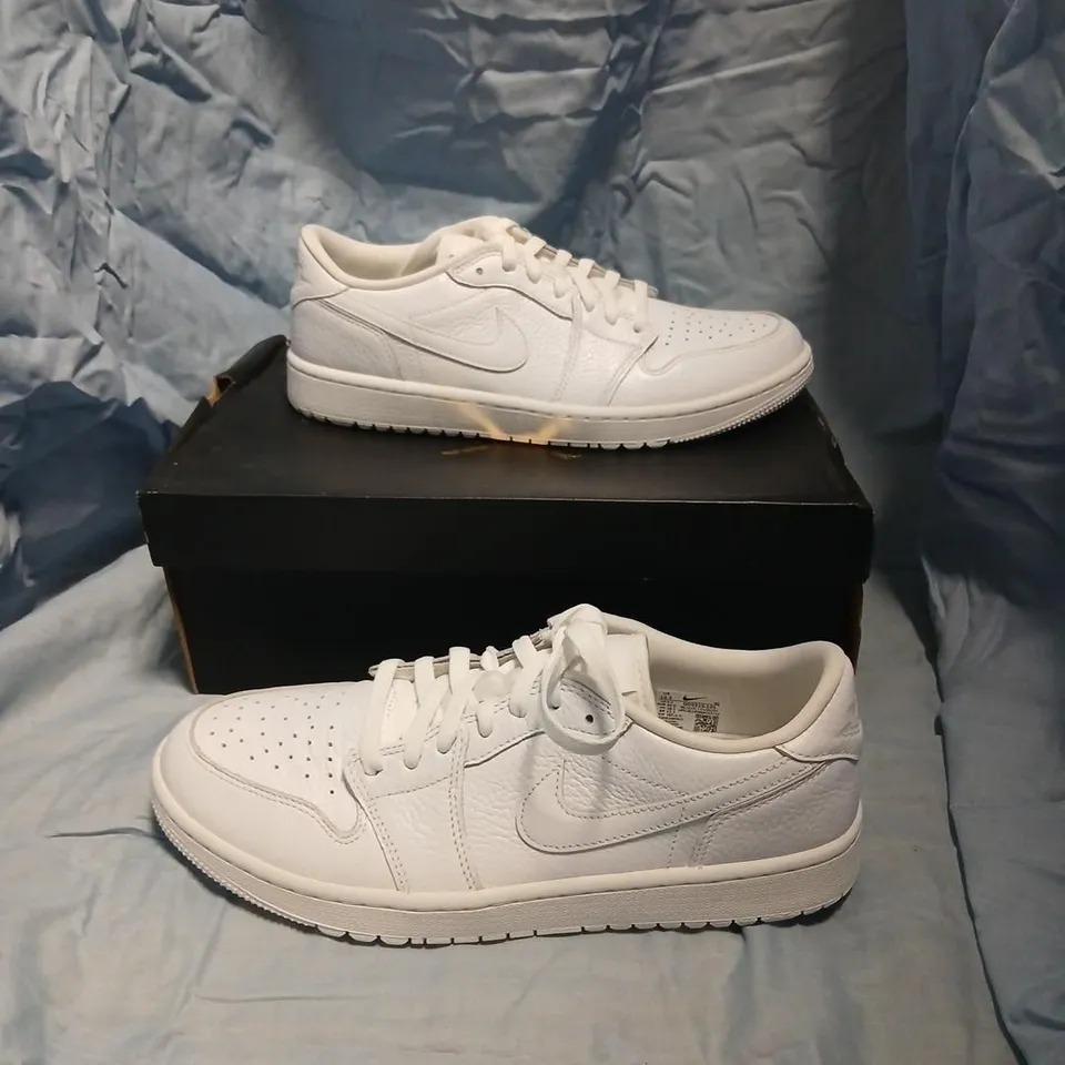 AIR JORDAN 1 LOW G WHITE/WHITE – UK 9.5 (US 10.5)