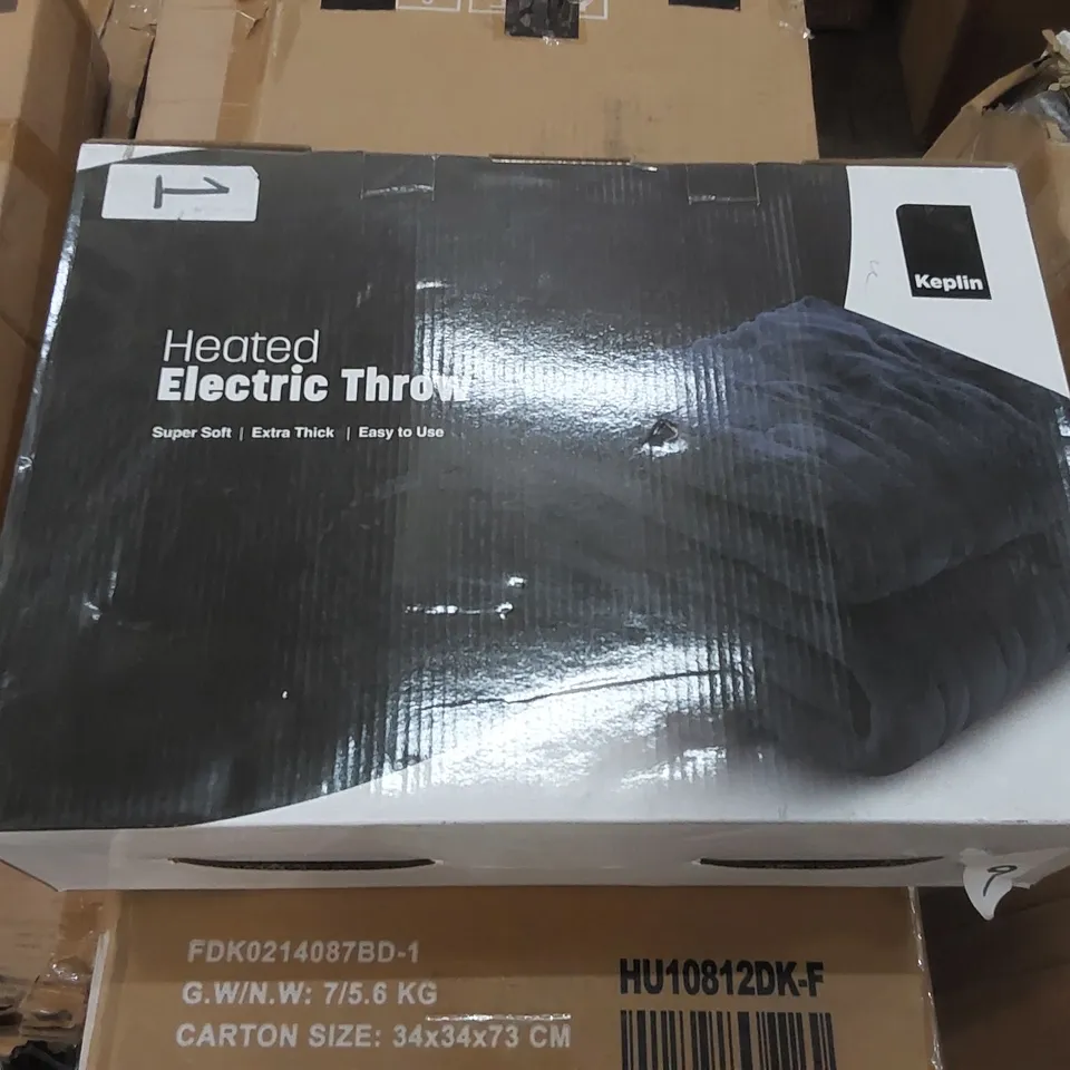 BOXED KEPLIN ELECTRIC HEATED THROW