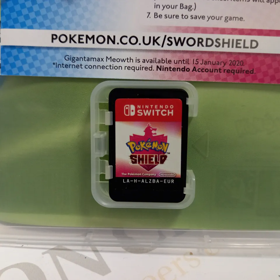 NINTENDO SWITCH POKEMON SHIELD GAME
