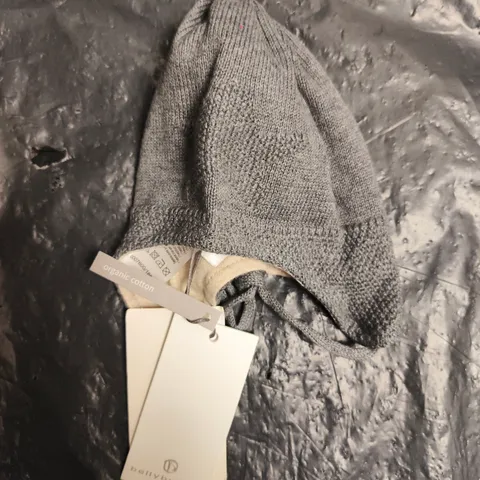 BELLY BUTTON ESSENTIALS CHILDS BEANIE HAT – GREY, UK 6 7/8
